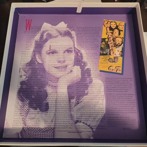 Limited edition Wizard of Oz gift set + vintage metal movie poster Judy Garland - Picture 4 of 9